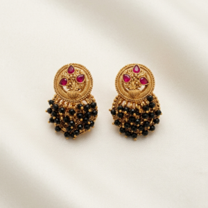 chandracore-jhumka-black