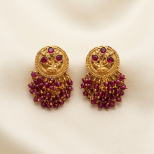 shubhra-jhumki-maroon